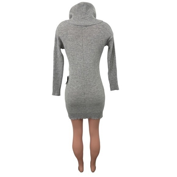 NWT Lulus Tea Reader Light Grey Sweater Dress Size XS - Picture 2 of 8